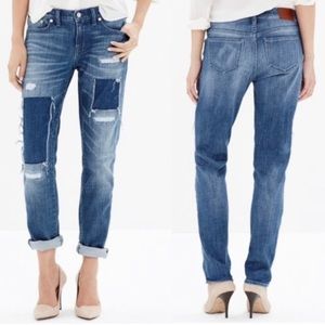 Madewell Slim Boyjean Patch Edition
